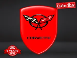 Corvette Logos Empresa Coche Profesional Personalizable Moderno